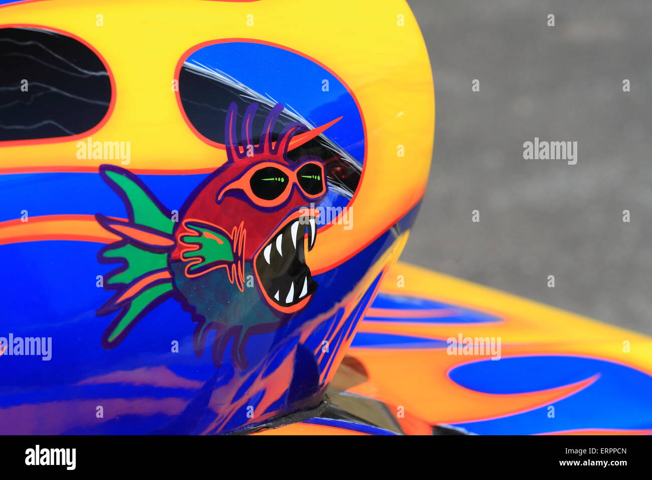 Race Car Custom Paint Stock Photo Alamy