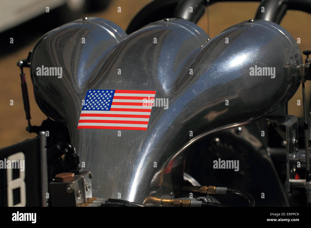 Race Car Engine Stock Photo Alamy