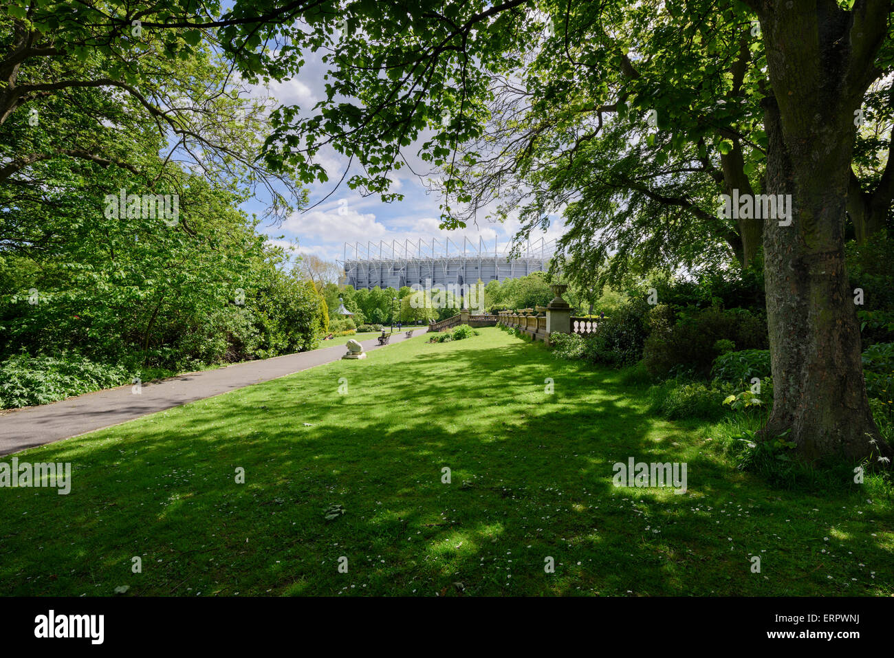 Leazes Park Newcastle upon Tyne Stock Photo Alamy