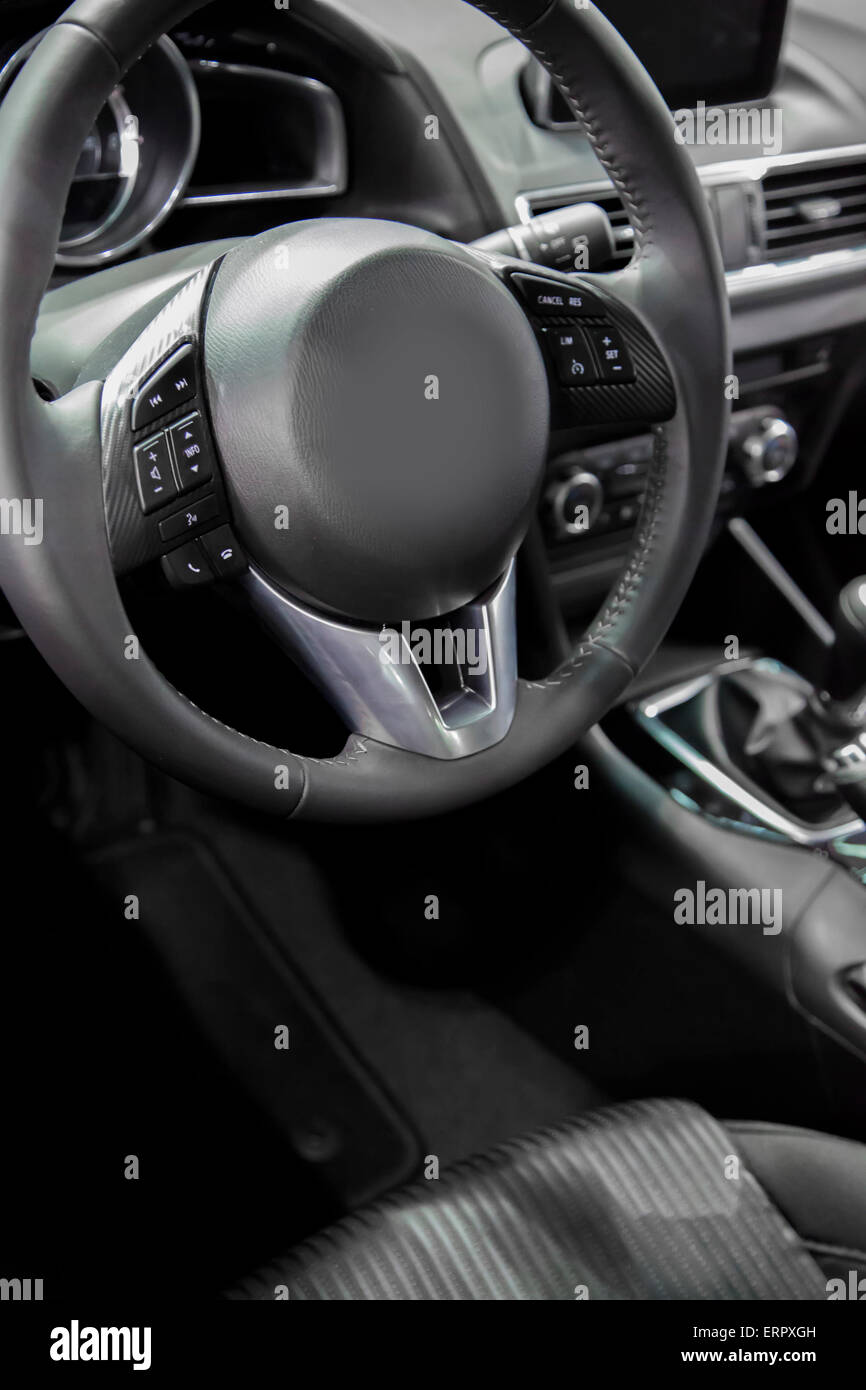 Detail of the car interior Stock Photo - Alamy