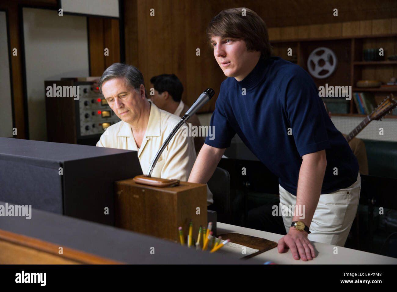Love & Mercy is a 2014 American biographical film directed by Bill Pohlad about musician and songwriter Brian Wilson of the Beach Boys.  This photograph is for editorial use only and is the copyright of the film company and/or the photographer assigned by the film or production company and can only be reproduced by publications in conjunction with the promotion of the above Film. A Mandatory Credit to the film company is required. The Photographer should also be credited when known. Stock Photo
