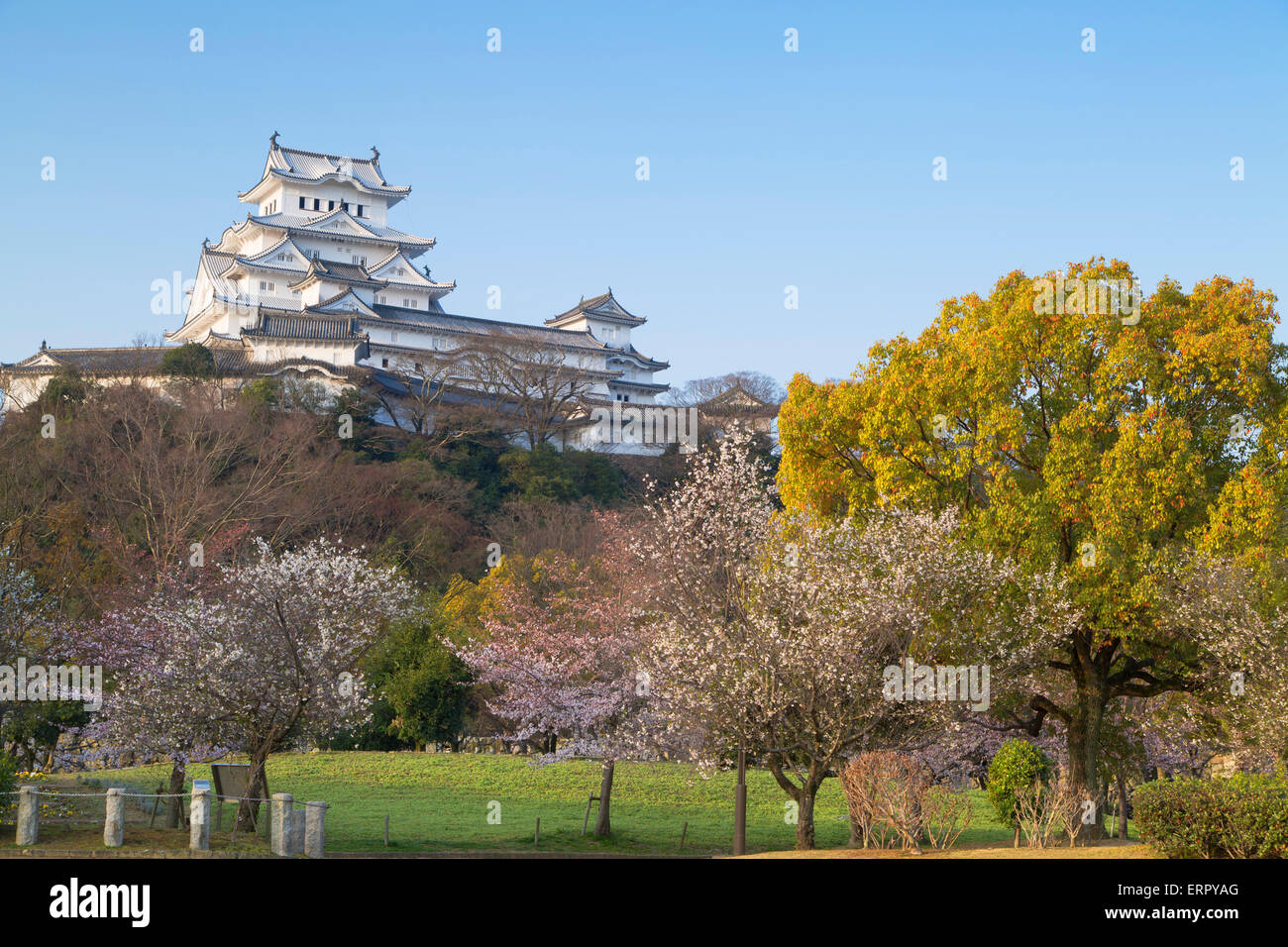 Himeji Castle (UNESCO World Heritage site), Himeji, Kansai, Honshu