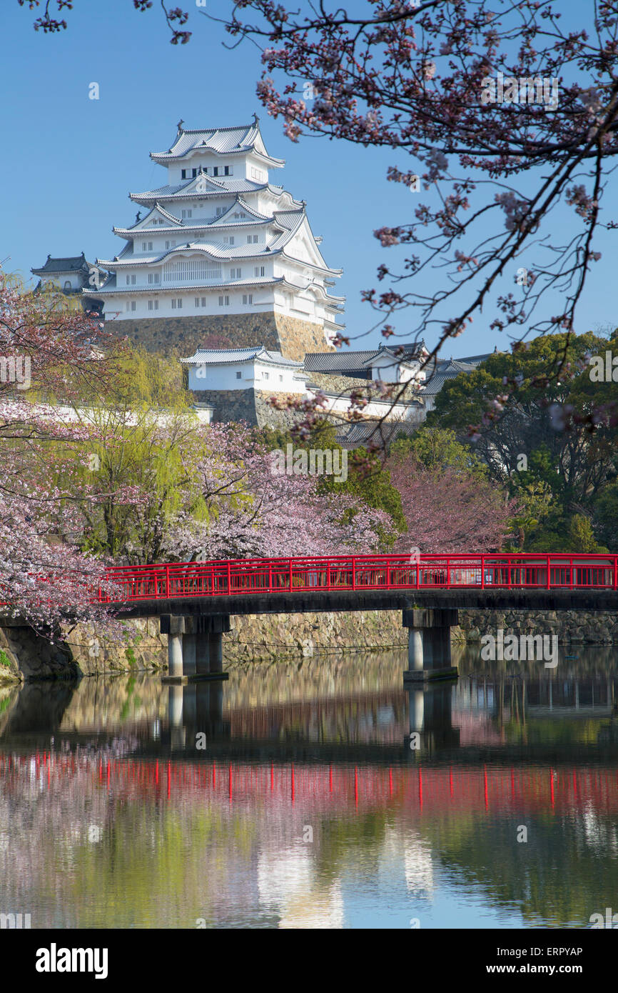 Himeji Castle (UNESCO World Heritage site), Himeji, Kansai, Honshu