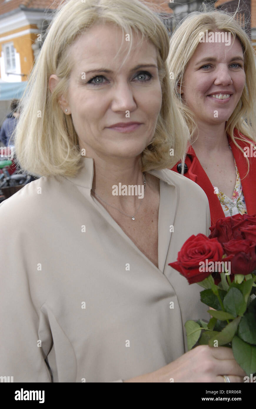 Copenhagen, Denmark. 7th June, 2015. Helle Thorning-Schmidt on her re ...