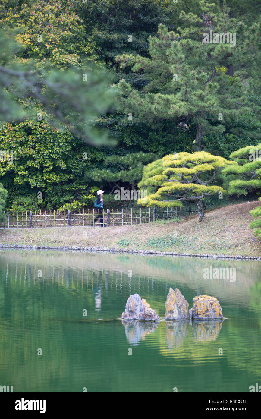 Ritsurin-koen, Takamatsu, Shikoku, Japan Stock Photo