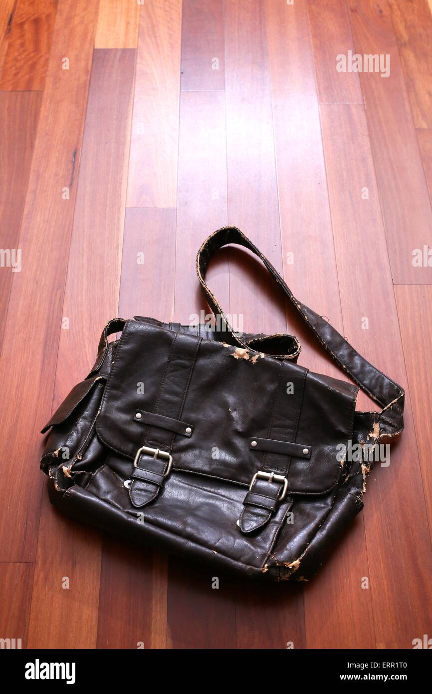 A close up shot of a gents shoulder bag Stock Photo Alamy