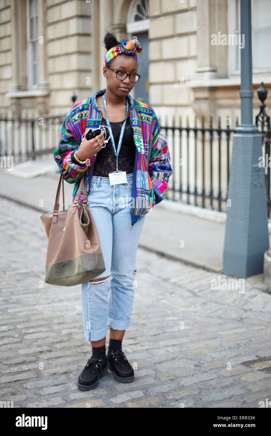 Street pictures from London Fashion week A/W 2012 - Somerset house