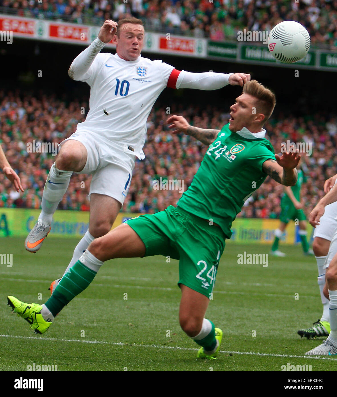 Dublin, Ireland. 07th June, 2015. International Football Friendly