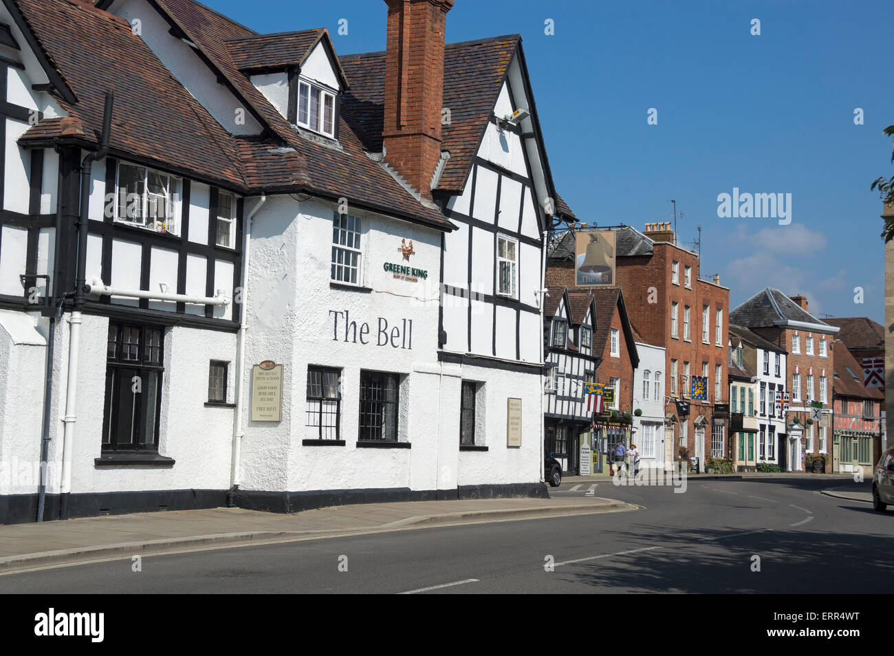 Tewkesbury High Street, Gloucestershire, UK; England Stock Photo Alamy
