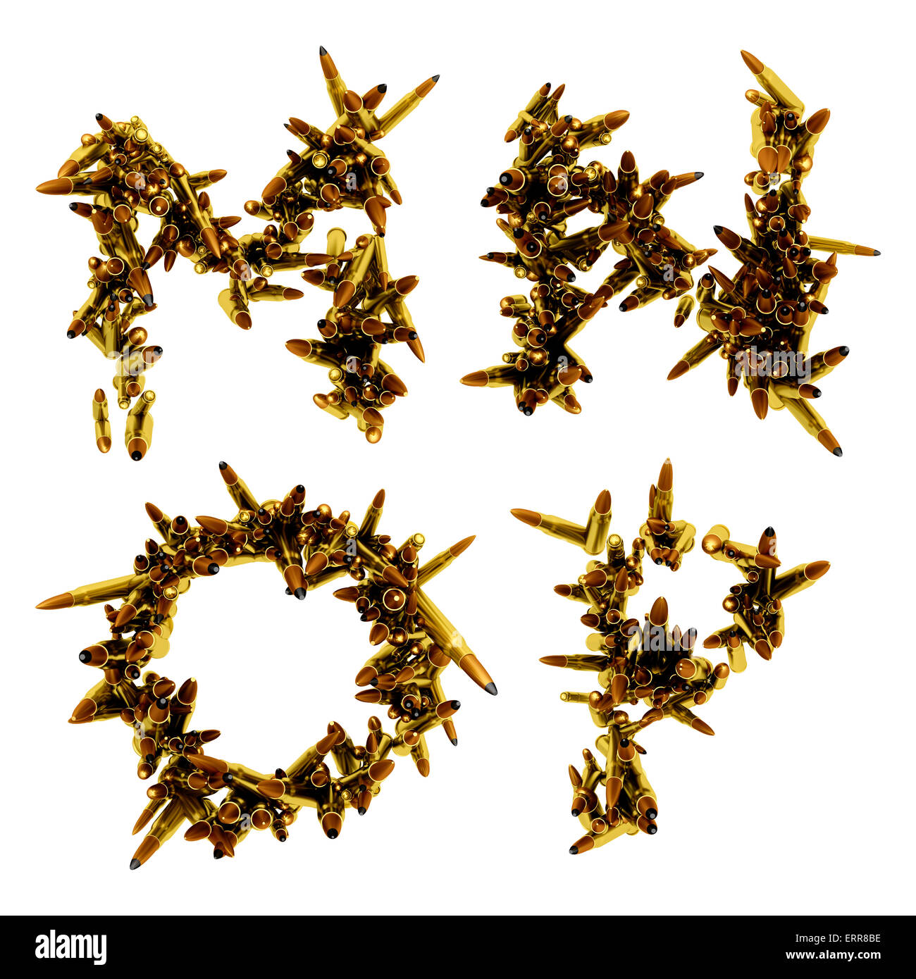 Barbed wire alphabet hi-res stock photography and images - Alamy