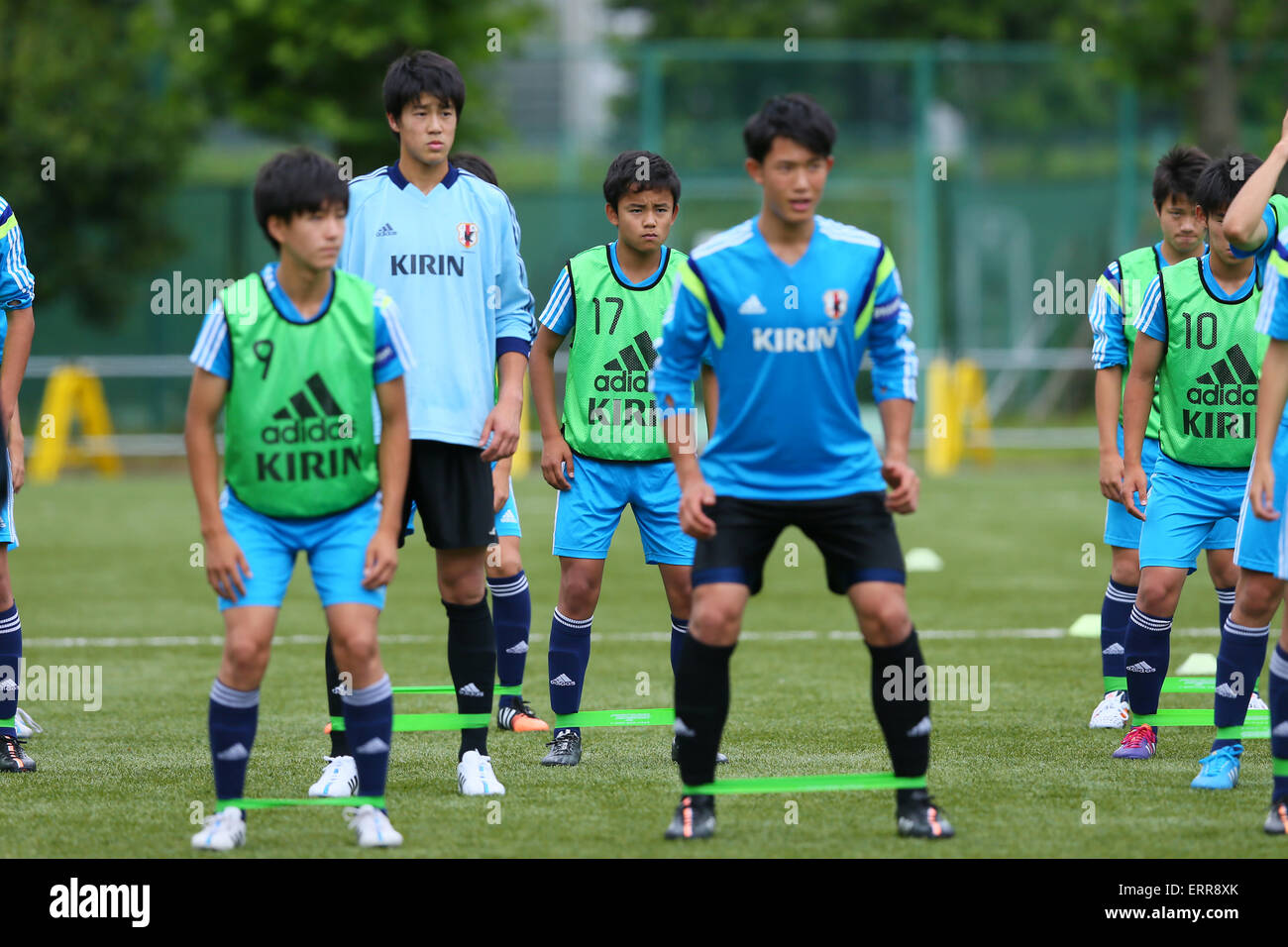 Tokyo, Japan. 6th June, 2015. U-15U-15 Japan team group (JPN) Football ...