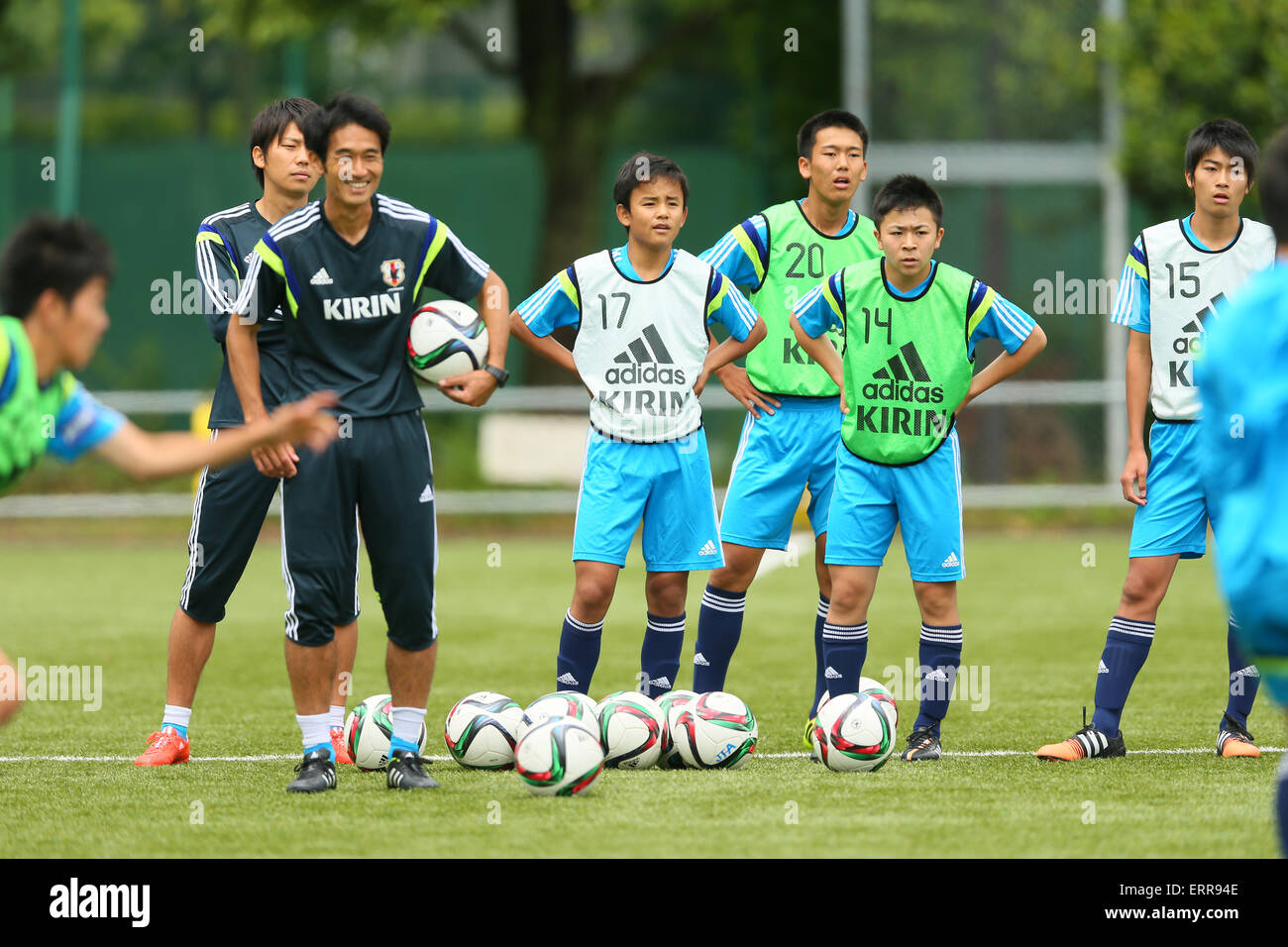 Tokyo, Japan. 6th June, 2015. U-15U-15 Japan team group (JPN) Football ...