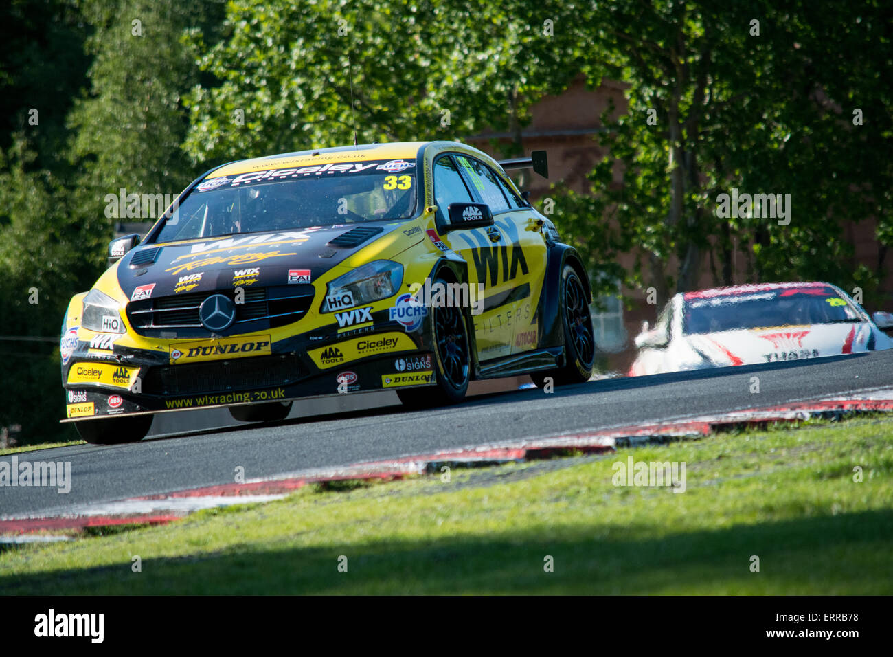 Oulton Park, UK. 7th June, 2015. Adam Morgan and WIX Racing Mercedes ...