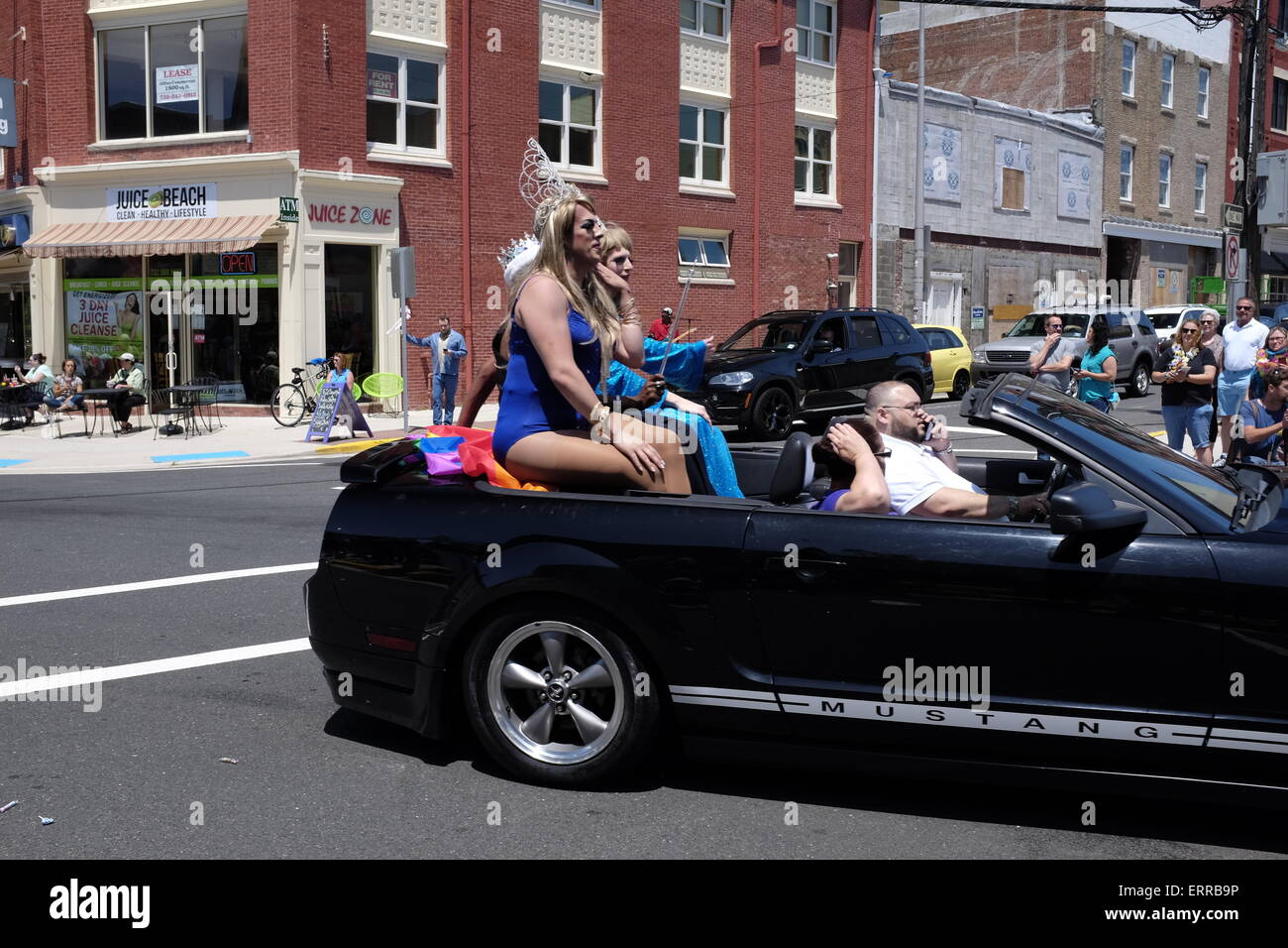 Jersey Gay Pride Parade, Asbury Park, NJ Stock Photo