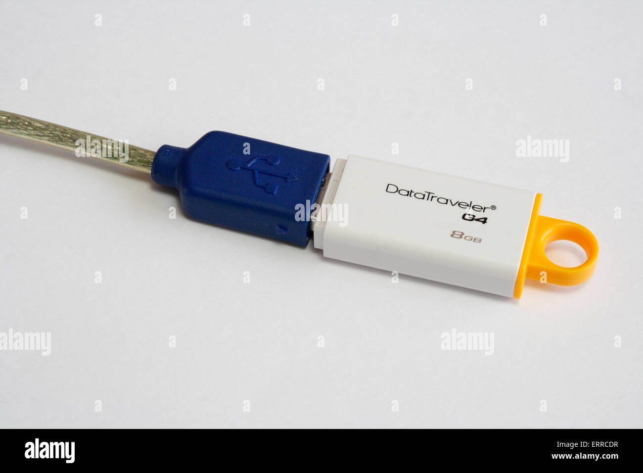 USB Memory and Connector data storage device Stock Photo - Alamy