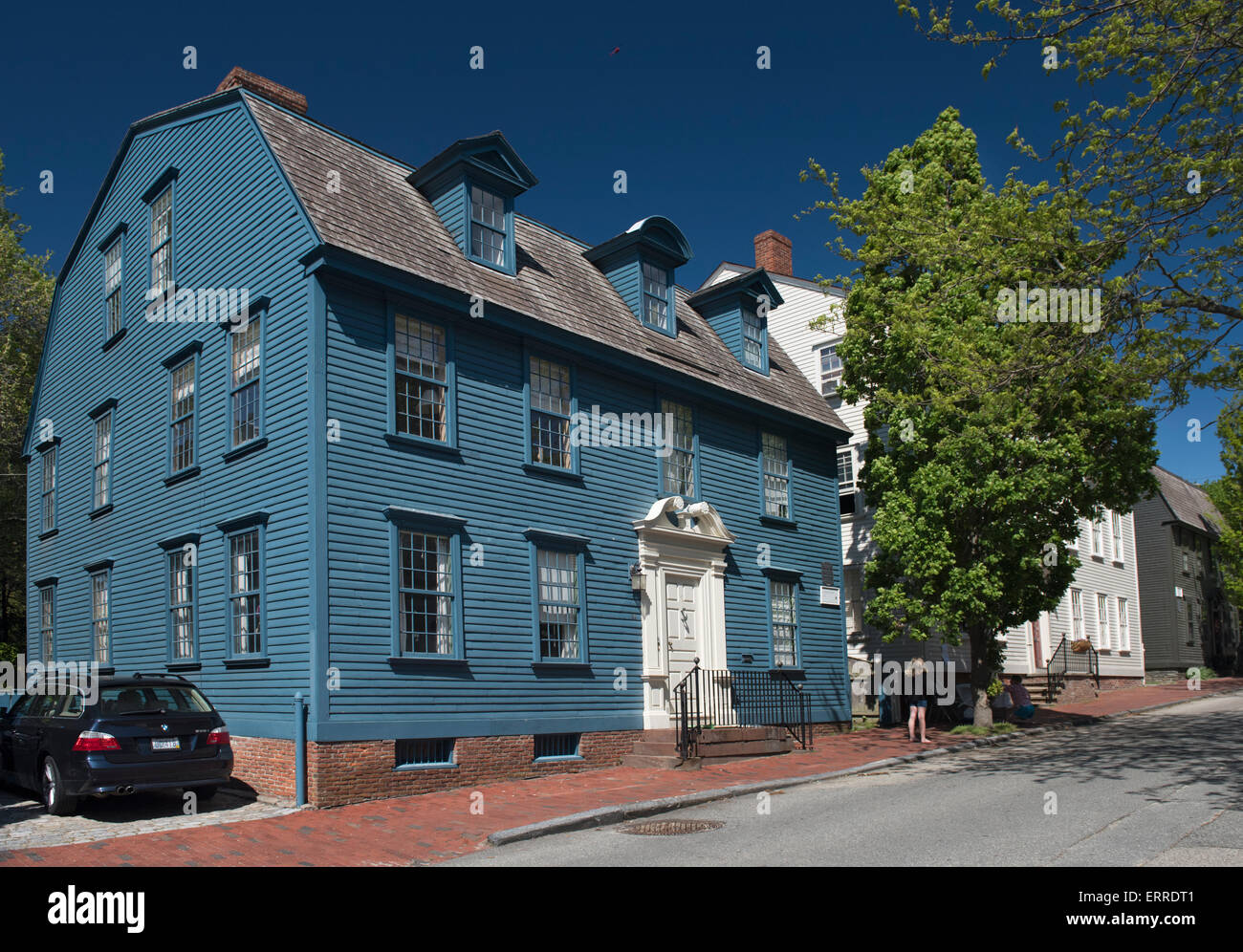 Colonial home in Newport, Rhode Island Stock Photo Alamy