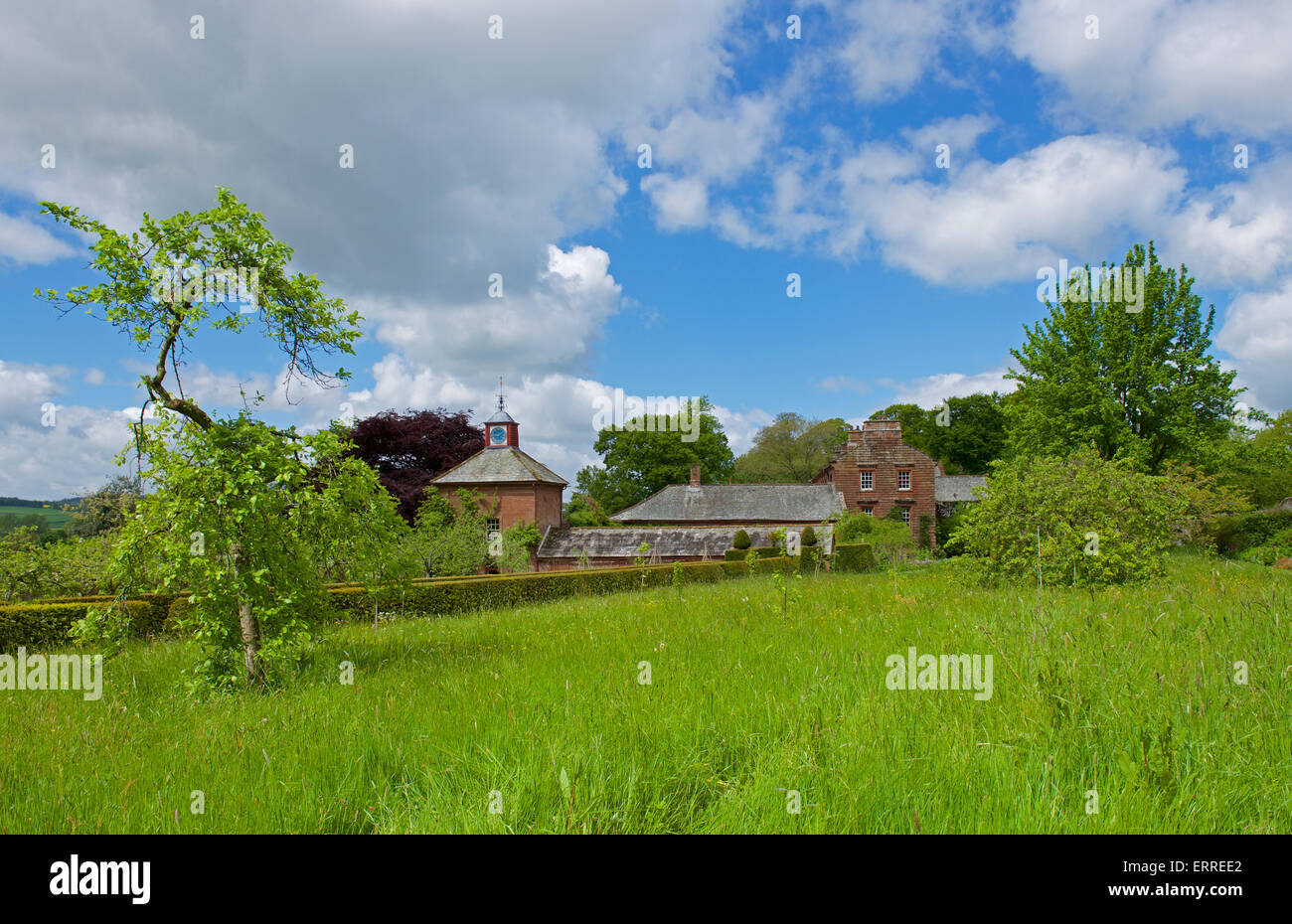 The gardens at Acorn Bank, a National Trust Property near Penrith, Cumbria, England  UK Stock Photo - Alamy