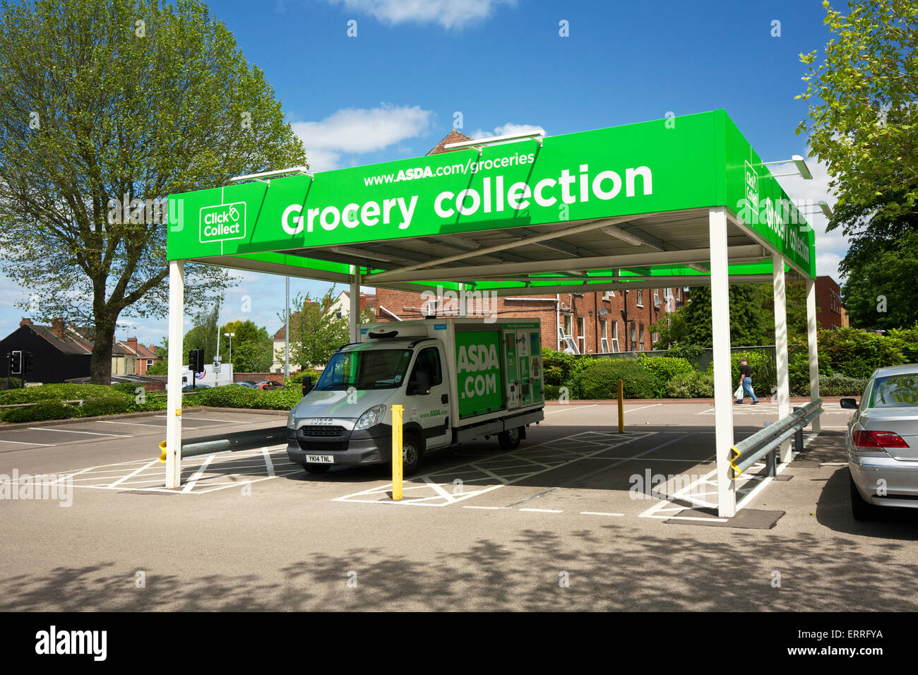 Asda Click & Collect Wolverhampton West Midlands England UK Stock Photo Alamy