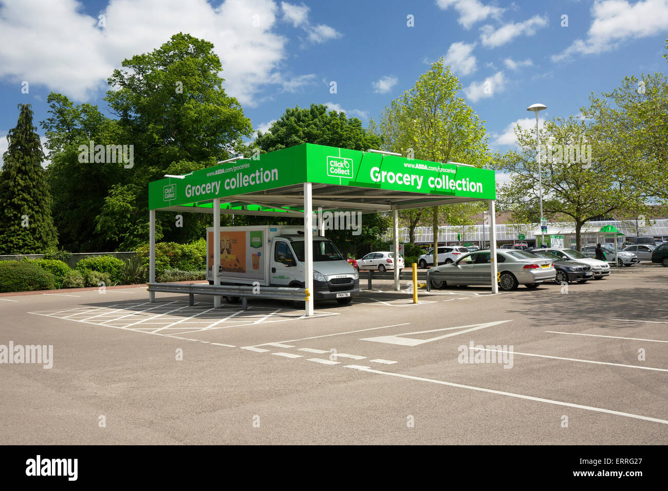 Asda Click & Collect Wolverhampton West Midlands England UK Stock Photo Alamy