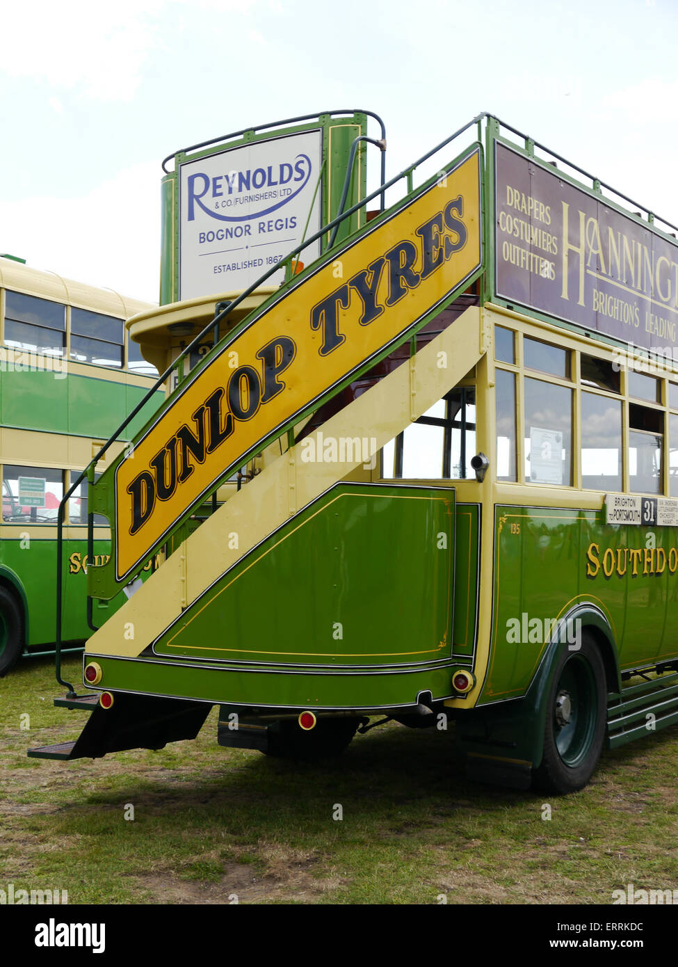 Southdown Leyland LB2 / Short 135  in Southdown livery . Registration number CD 7045 Stock Photo
