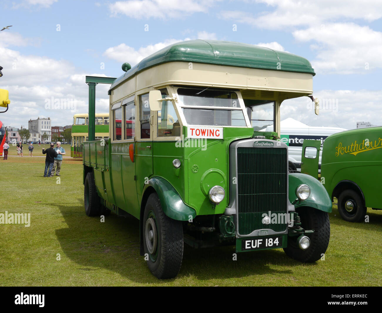 Southdown Leyland Tiger Tow truck registration EUF 184 Stock Photo