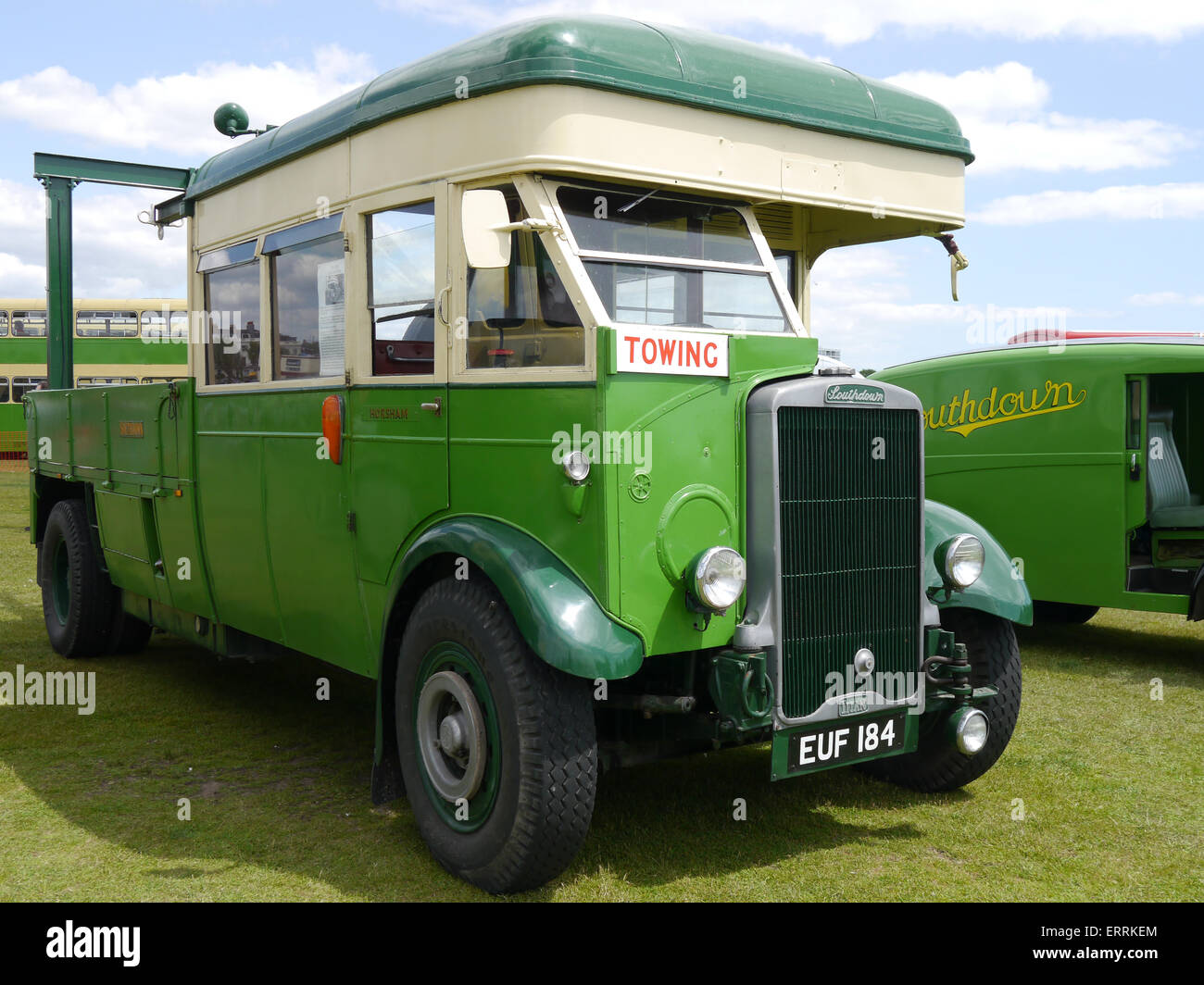 Southdown Leyland Tiger Tow truck registration EUF 184 Stock Photo