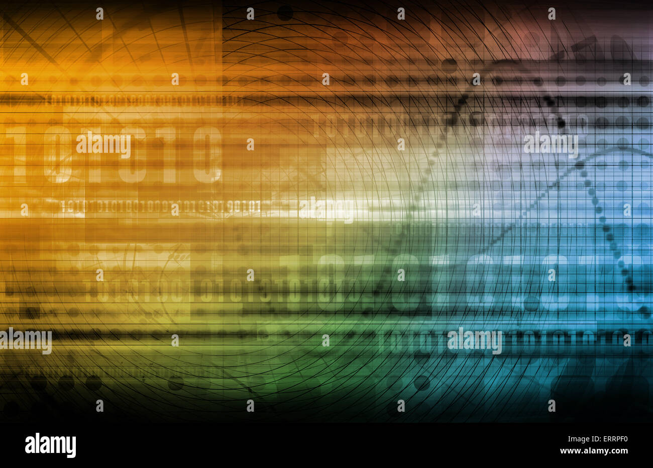 Business Life Cycle in Technology as an Art Stock Photo