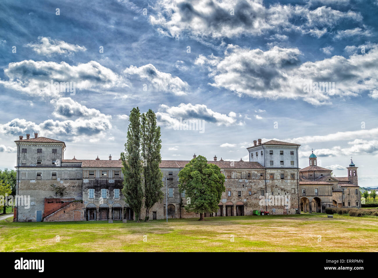 Historic feelings in the old architecture of an Italian XVI century ruined palace, Palazzo San Historic feelings in the old architecture of an Italian XVI century ruined palace, Palazzo San