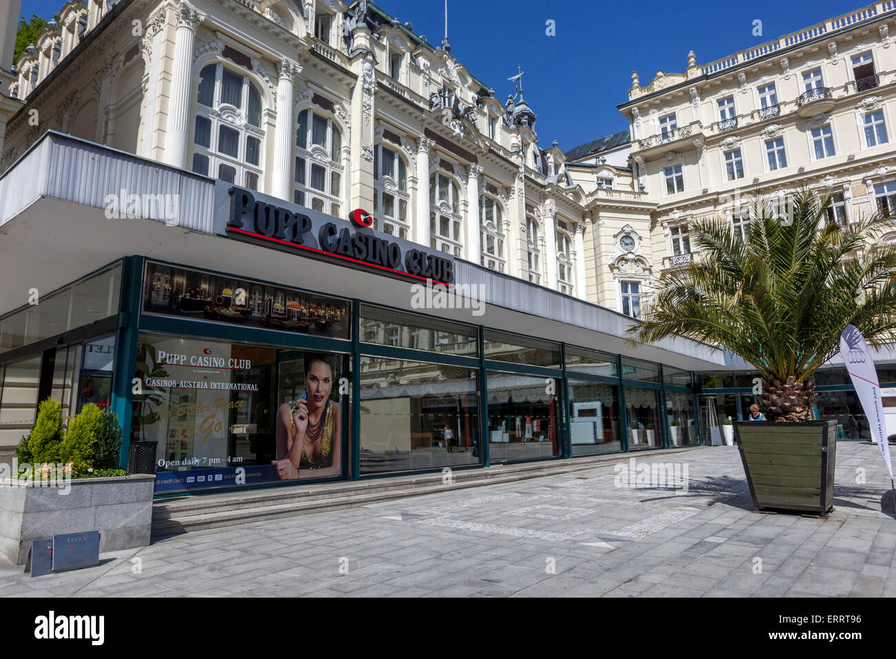 Grandhotel Pupp, Karlovy Vary, spa town, Czech Republic, Europe Stock Photo