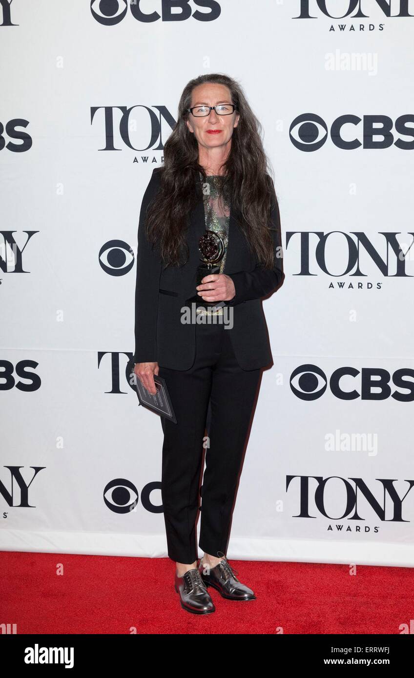 New York, NY, USA. 7th June, 2015. Paule Constable in the press room for The 69th Annual Tony Awards 2015 - Press Room, Radio City Music Hall, New York, NY June 7, 2015. Credit:  Lev Radin/Everett Collection/Alamy Live News Stock Photo