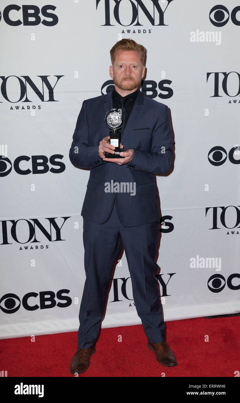 New York, NY, USA. 7th June, 2015. Christopher Oram in the press room for The 69th Annual Tony Awards 2015 - Press Room, Radio City Music Hall, New York, NY June 7, 2015. Credit:  Lev Radin/Everett Collection/Alamy Live News Stock Photo