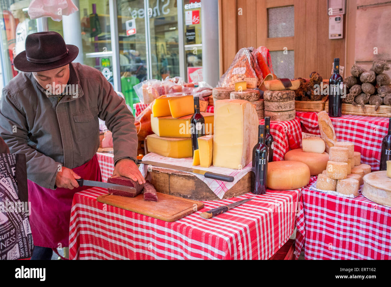 outdoor market at Orange, France Stock Photo Alamy