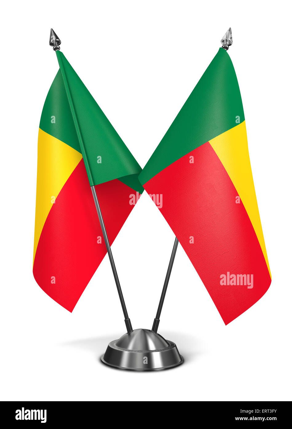 Benin - Miniature Flags. Stock Photo