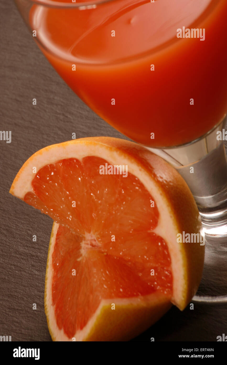 Pink Grapefruit Juice Stock Photo Alamy