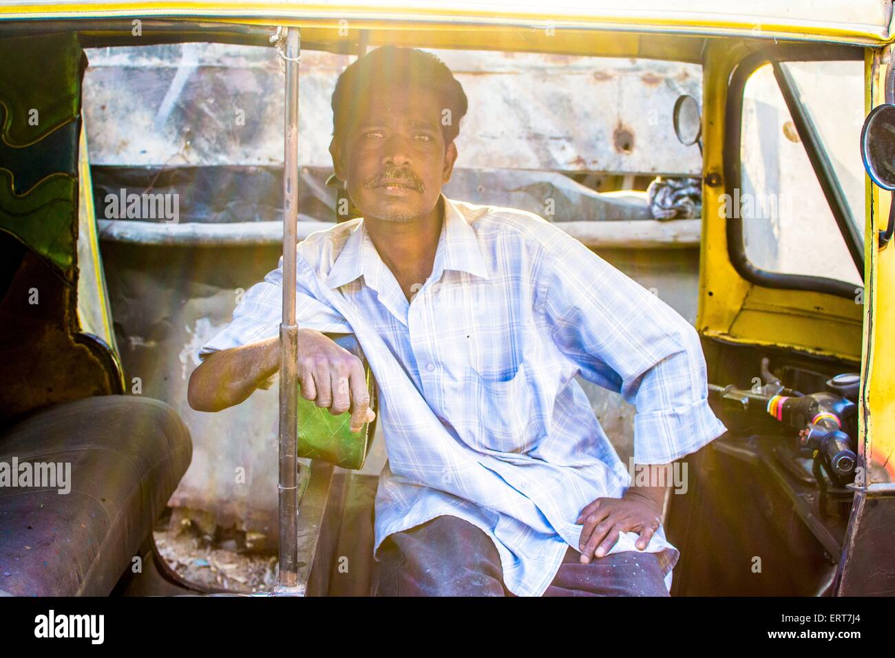Portrait of an Indian man Stock Photo