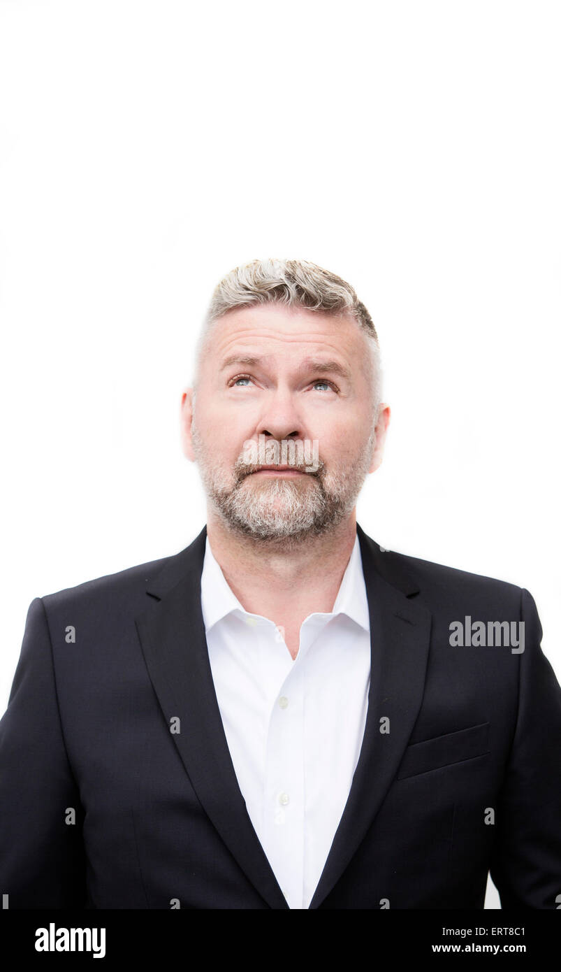 Portrait older man suit hi-res stock photography and images - Alamy
