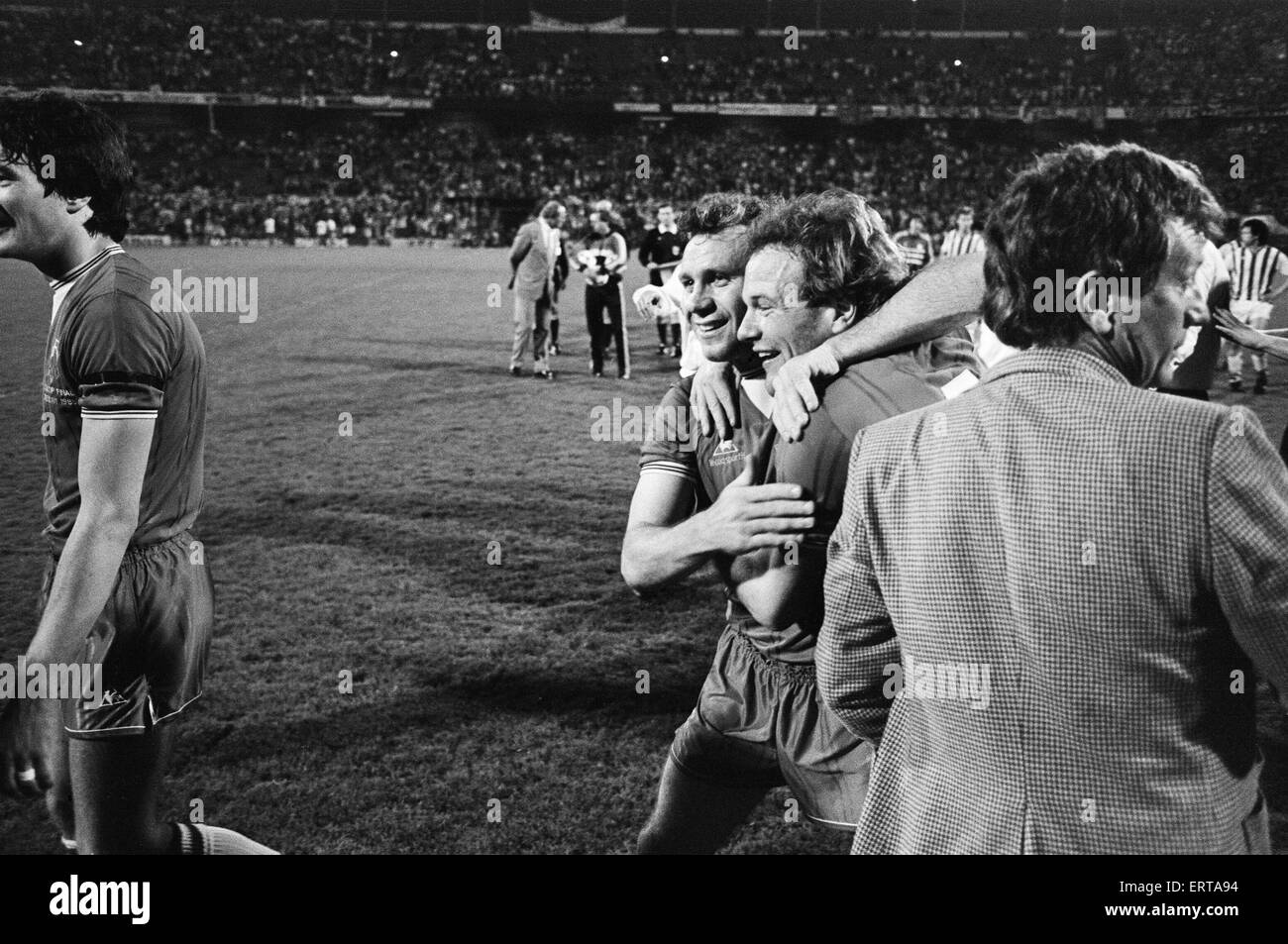 European Cup Winners Cup Final. Rotterdam, Holland. Everton 3 v Rapid