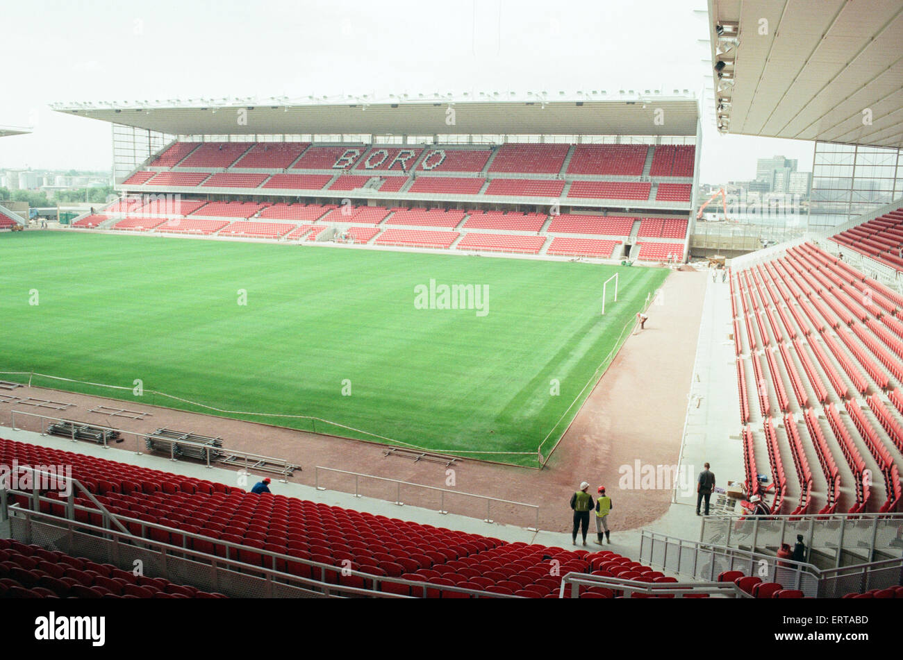 Middlesbrough Football Club New Riverside Stadium Under Constriction Circa 1995 Stock Photo Alamy Middlesbrough Football Club New Riverside Stadium Under Constriction Circa 1995 Stock Photo Alamy