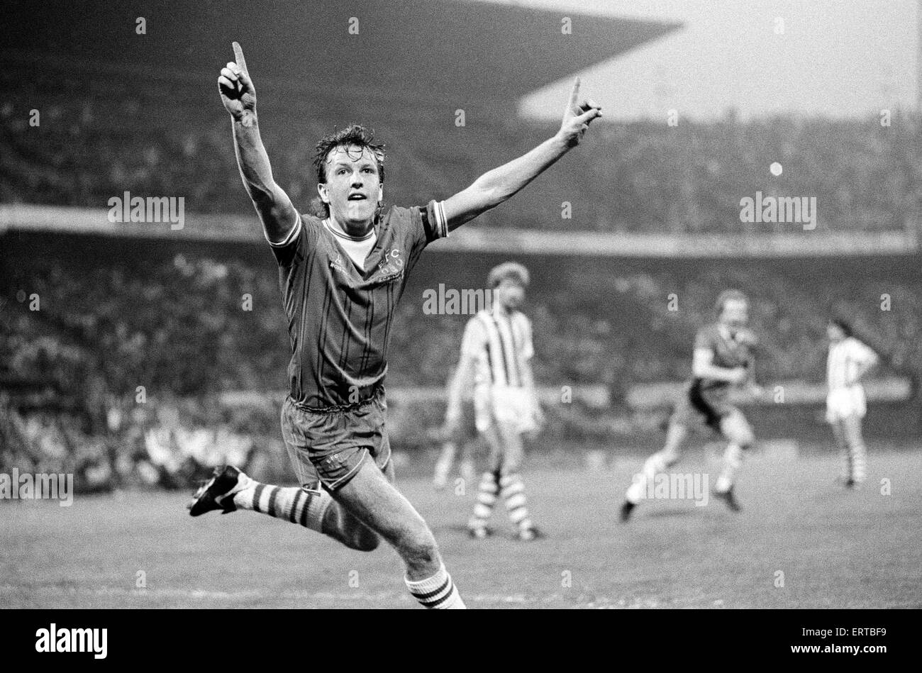 European Cup Winners Cup Final. Rotterdam, Holland. Everton 3 v Rapid