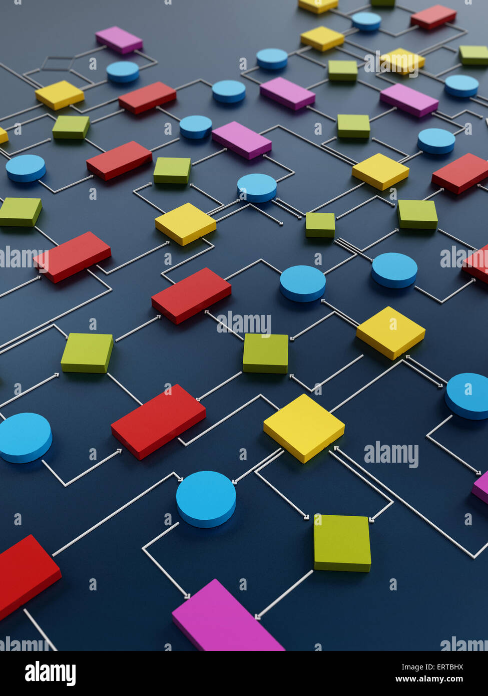 Software diagram Stock Photo