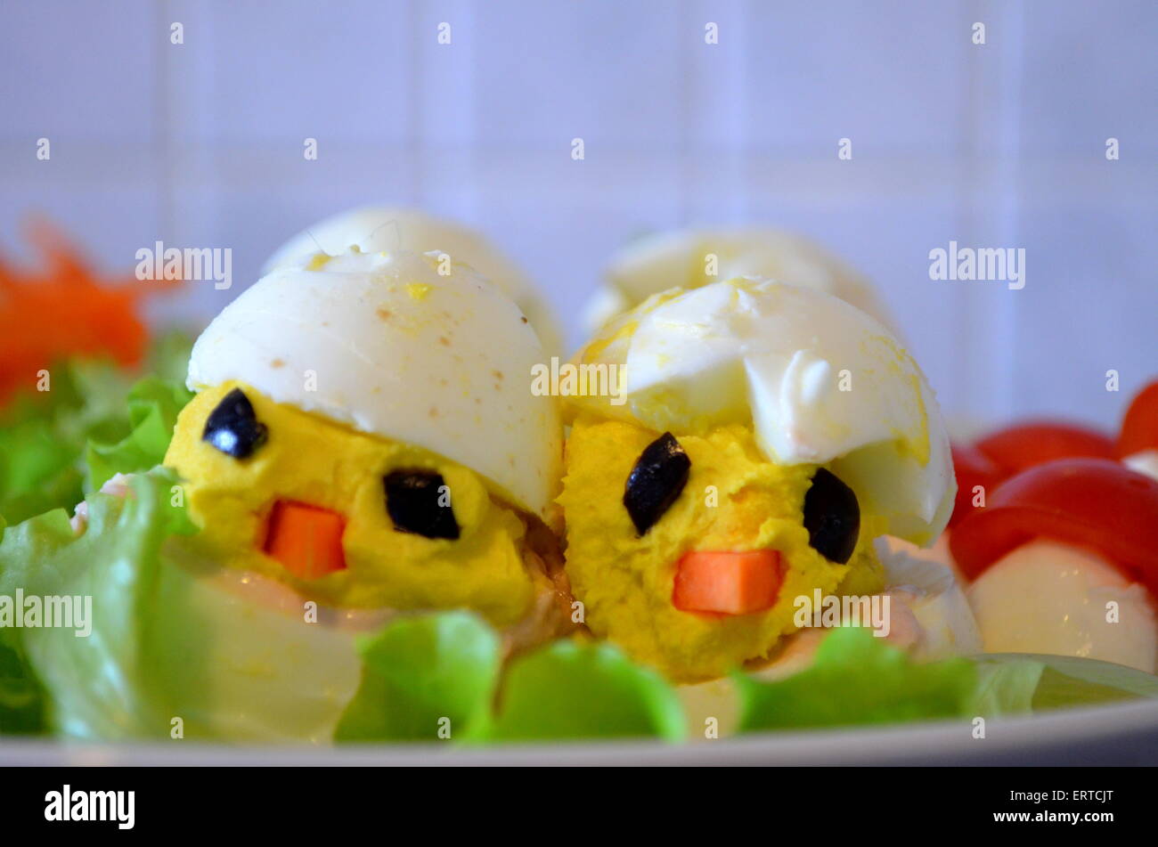 Traditional Italian meal to celebrate Holy Easter Stock Photo - Alamy