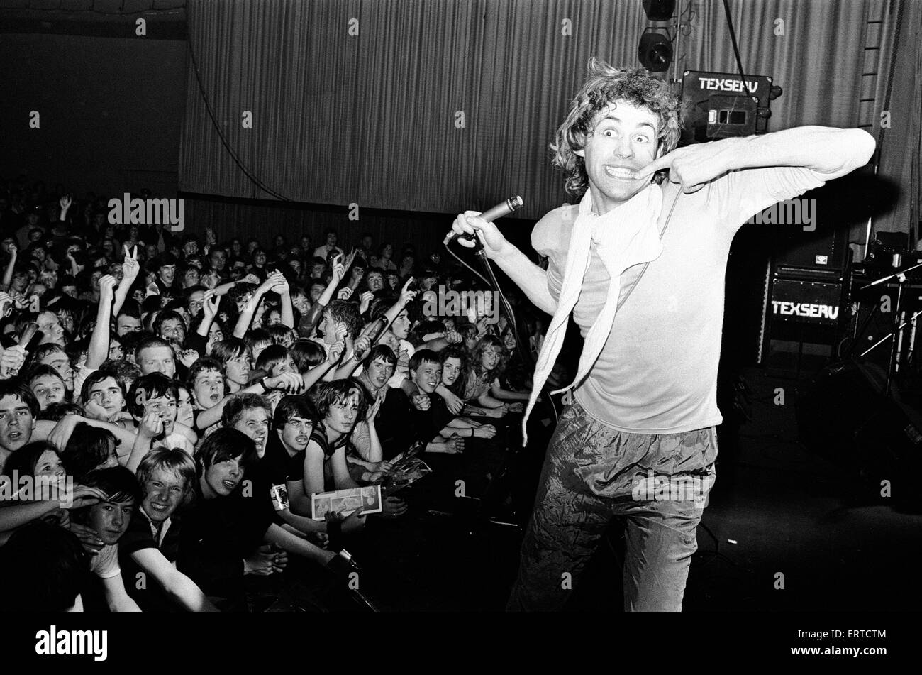 Boomtown Rats in concert at the Odeon, Birmingham, 19th October 1979 ...