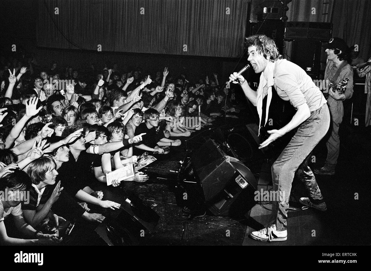 Boomtown Rats in concert at the Odeon, Birmingham, 19th October 1979 ...
