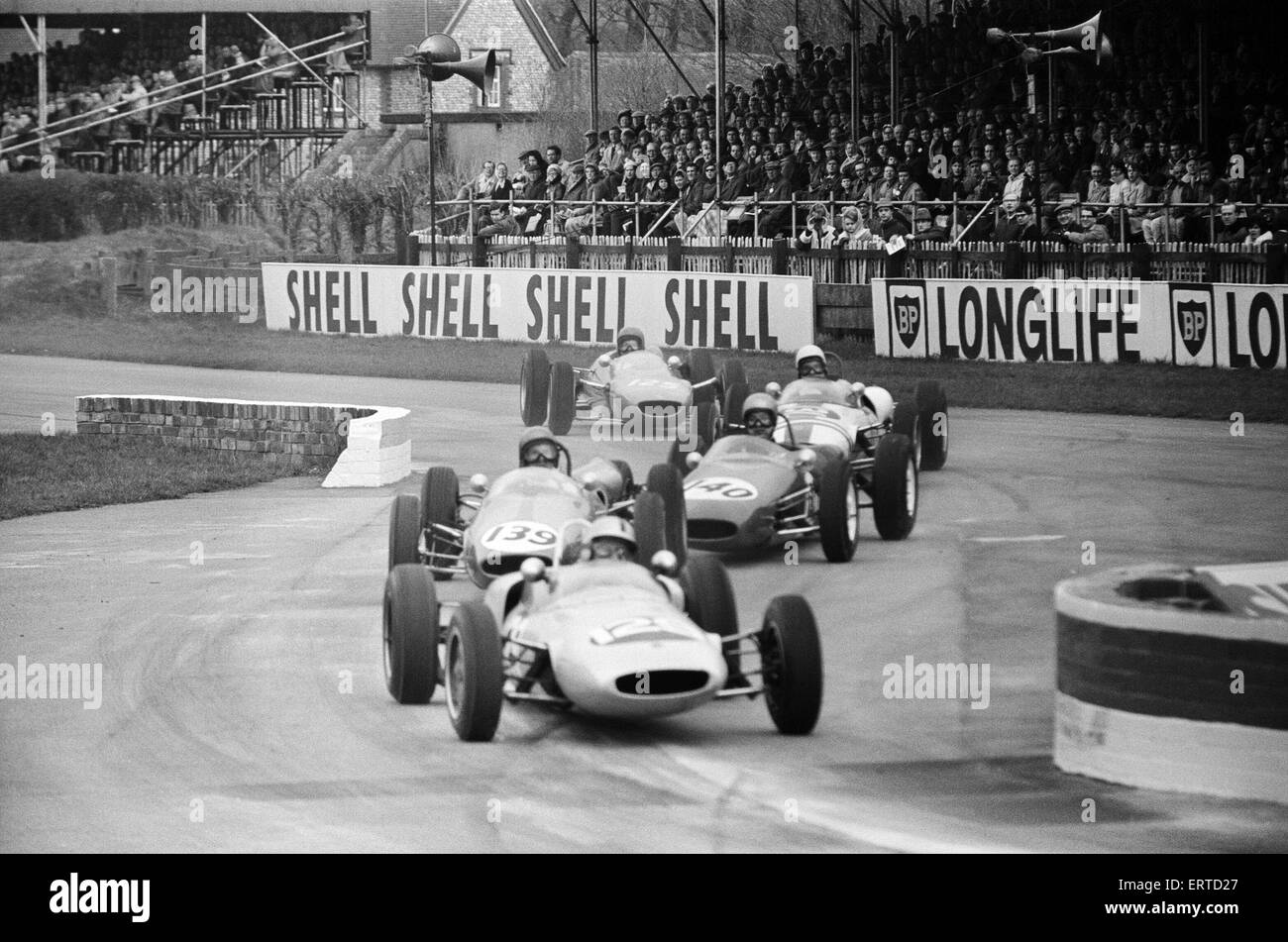 Motor Races at Goodwood, 31st March 1964 Stock Photo - Alamy