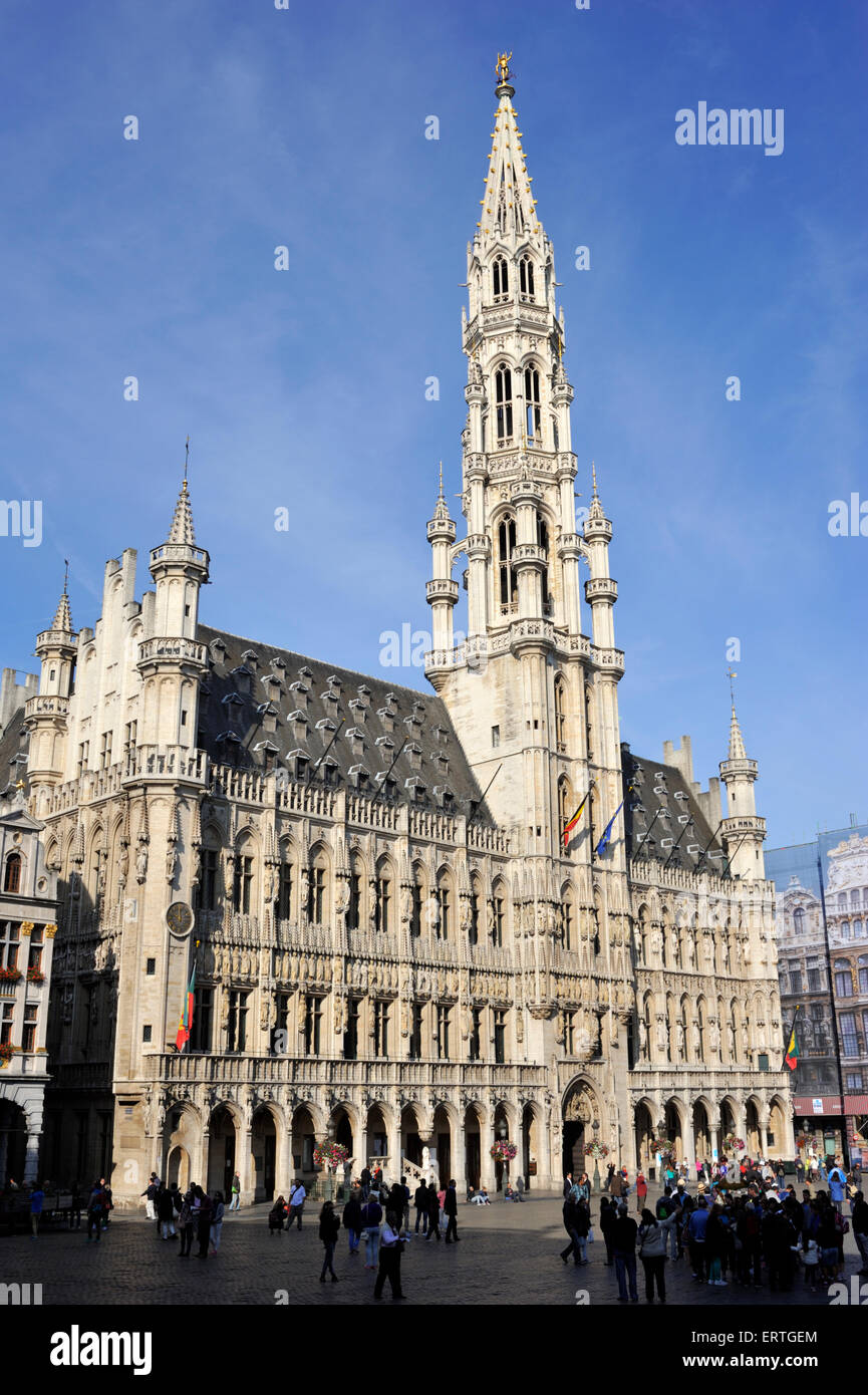 belgium, brussels, grand place, musee de la ville de bruxelles Stock Photo