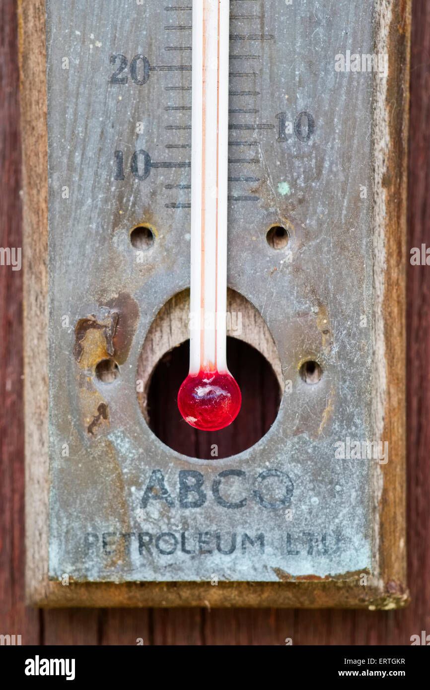 Thermometer Thermostat Instrument To Measure Air Temperature Stock Photo,  Picture and Royalty Free Image. Image 33117380.