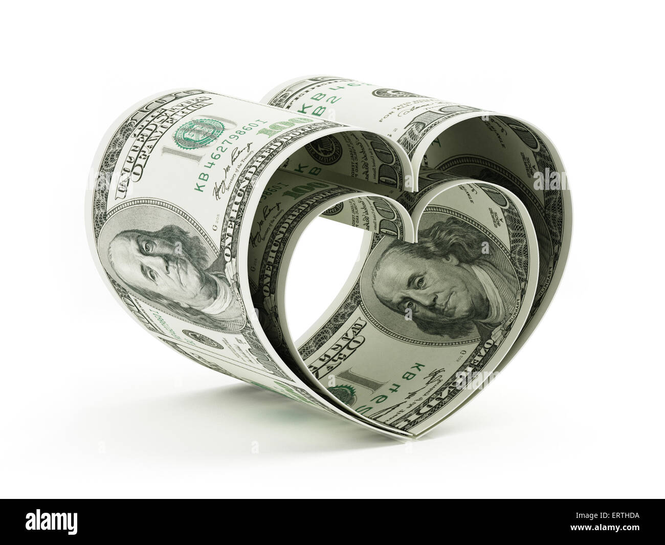 Dollar Heart High Resolution Stock Photography and Images - Alamy