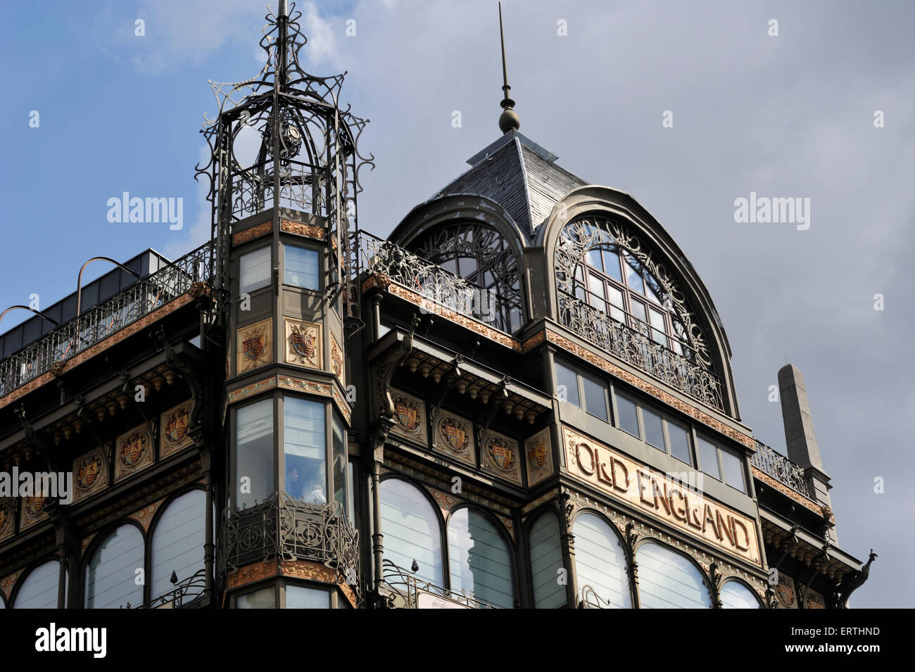Belgium, Brussels, Old England, Art Nouveau building, Musical ...