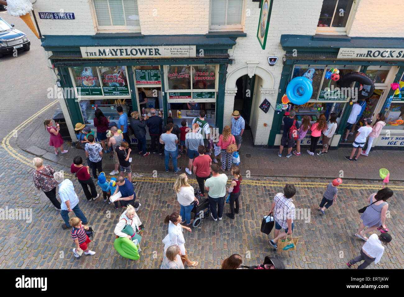 The Mayflower shop in Leigh on Sea Stock Photo Alamy