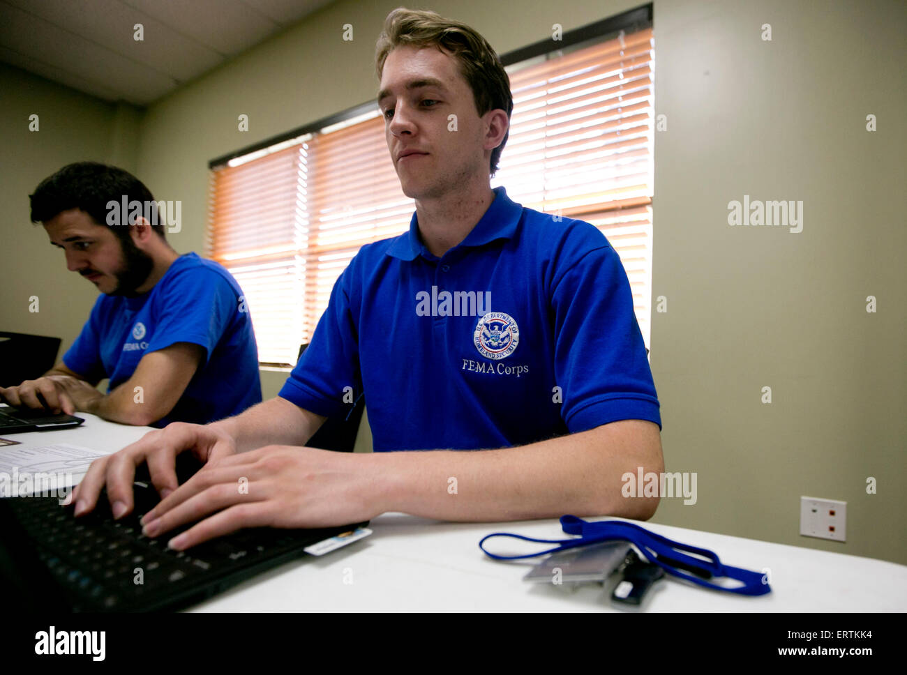 Fema Workers Set Up To Help Citizens Displaced By Disaster
